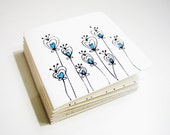 Mini Note Cards Flowers Spring Time - Set of 8