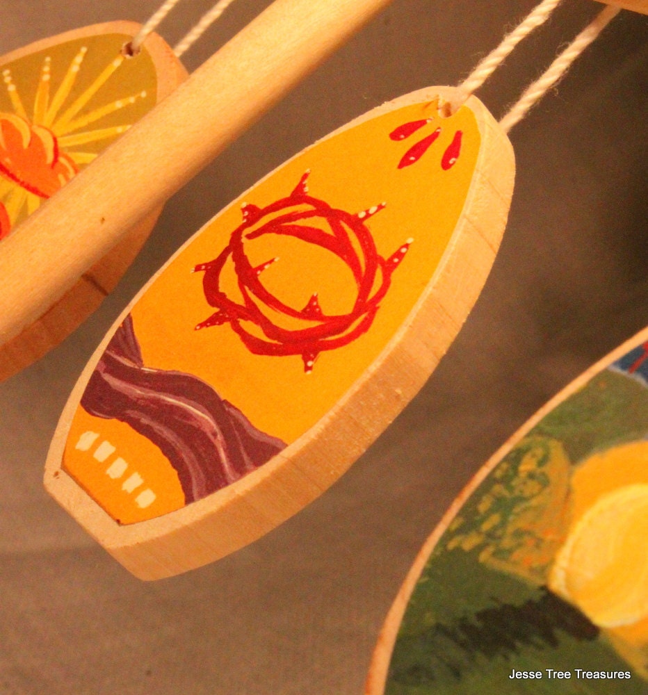 Holy Week Easter Ornaments WITH TREE