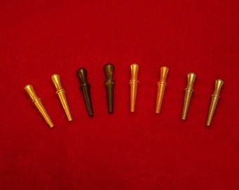 8 SOLID METAL Cribbage Board Pegs