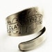 ON SALE Spoon Ring Commemorative Class of 1922 made of Sterling Silver, Made in Your Size (2064)
