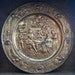Vintage English Large Gold Coloured Wall Decor Plate Pub Inn Meal Scene circa 1960's / English Shop