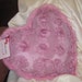 Dusty Pink Heart pillow Girly room decoration sexy feminine romantic images in bedroom faux fur feathery trim rose applique valentines gift
