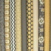 LAST ONE Fat Quarter Bundle of Capri in Yellow & Gray by ADORNit