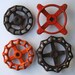 That 70's Mix- a Funky Pallette of LARGE Vintage Industrial Valve Handles