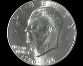 1972 eisenhower silver dollar worth