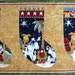 Christmas Stocking Cotton Fabric Panel - Nativity Holiday Sock Quilting Cloth - Whimsical Religious Holiday Decor - DIY Kids Christmas