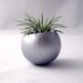 Mini Air Plant Container Pod // Silver Planter // Home and Garden // Gifts Under 20