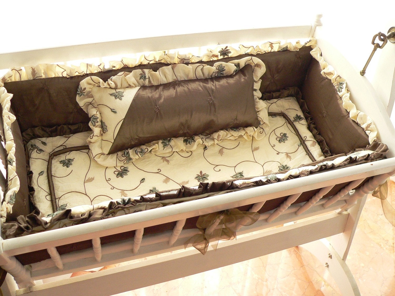 ON SALEReady to Ship Luxury Cradle BeddingCustom Made