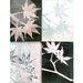 blank note card set of 4, original botanical monoprint