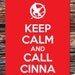Keep Calm and Call Cinna (Hunger Games) - Typography Printable/Digital Art Print