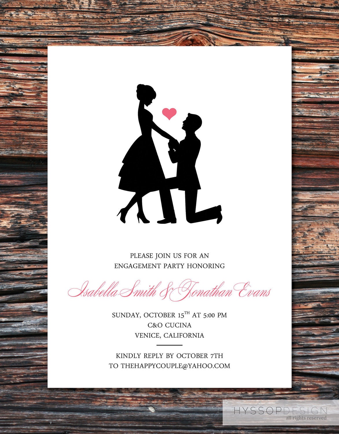 Engagement Invitations Free 9