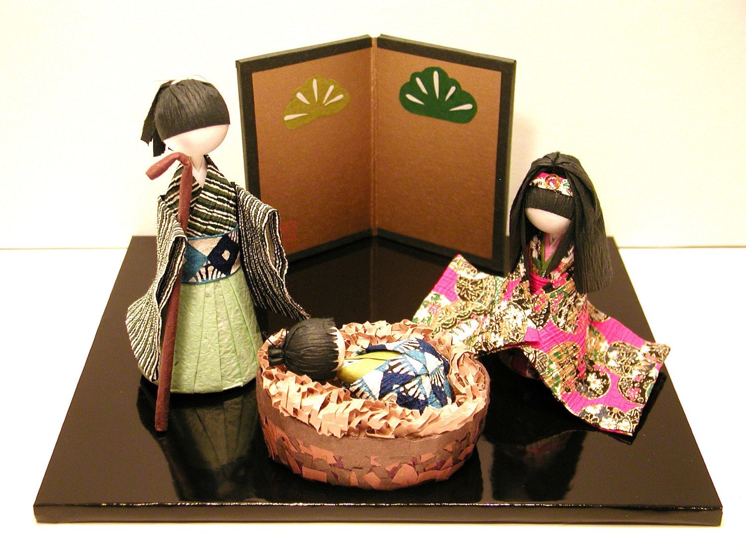 Japanese Washi Nativity Scene better than origami