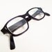 Vintage NOS 70s mens eye glasses unisex black deadstock