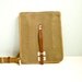 Vintage military messenger bag green canvas deadstock