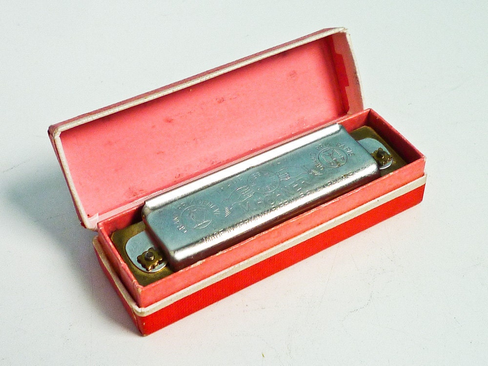 Vintage Hohner Piccolo Harmonica Key C