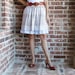 Slip Extender: White Eyelet Ruffle