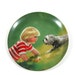 Collectible plate, boy and dog