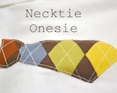 Timothy Necktie Onesie (Made to Order)