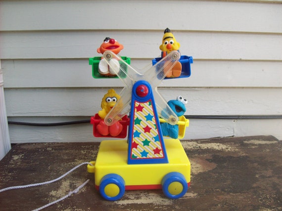 Jim Henson Sesame Street Ferris Wheel Pull Toy