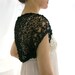 Black Shrug ....Elegant Hand Knitted Summer Shrug