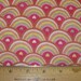 Horizon of Rainbow Hearts cotton Jersey Knit Knit Fabric