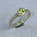 Chrysoberyl bezel ring Small Green Yellow