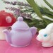 CLEARANCE: Seconds - Alice in Wonderland Soap Gift Set - Fairytale soap - White Rabbit, Tea Pot and Mushroom Soap - Red Velvet Cake & Roses