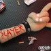 RESERVED for petalpunkdesigns - Crochetin' in Blood - "Antigurumi" dismembered arm with SLAYER carving