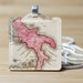 Glass tile pendant Vintage Italy Map - Buy 3 and get 1 women jewelry - mothers