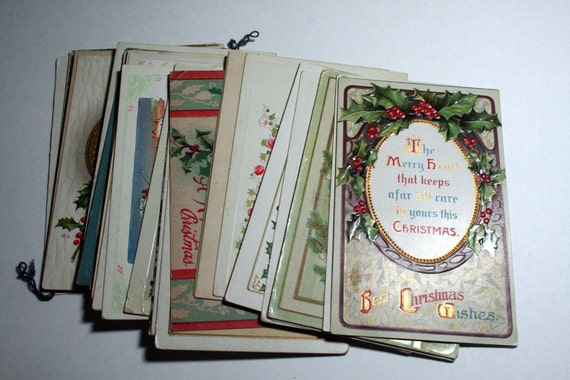 30 Vintage Christmas Postcards