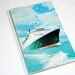 25 Vintage Boat Chrome Postcards Blank - Travel Themed Wedding Guestbook