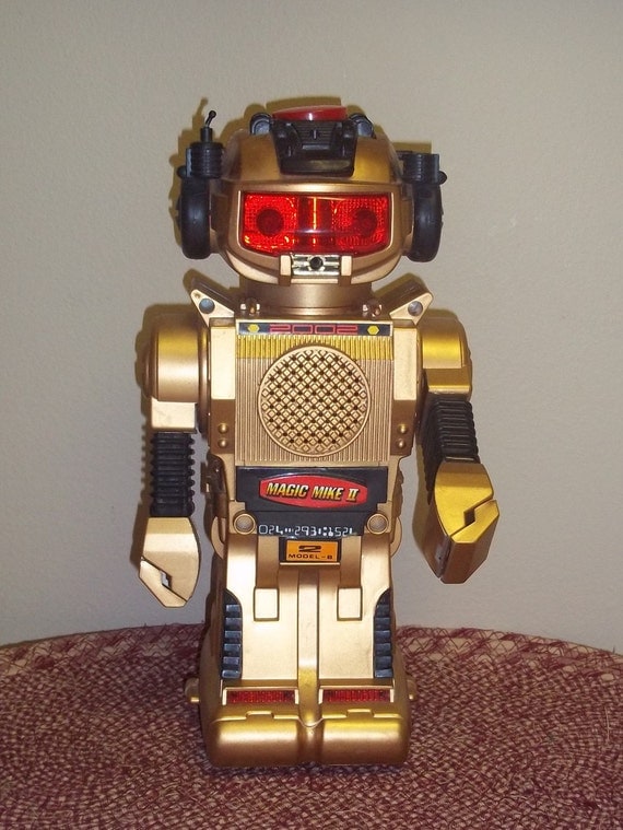 red electronic toy from the 80s