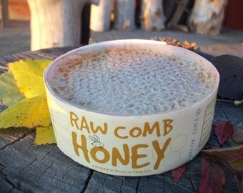 Pure raw comb honey - straight from the beehive
