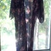 English Rose Sheer Floral Kimono Maxi Robe