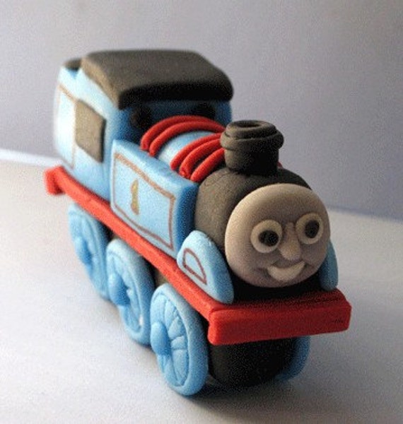 Items Similar To Thomas The Train Inspired 3D Fondant Cake