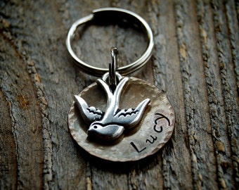 Lucy Custom Pet ID Tag, 7/8" bronze