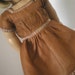 Chocolate Organza Dress, Vintage Style, American Girl Doll Clothes