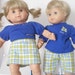 Bitty Twin Doll Clothes, Shorts Play Sets