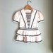 80s Vintage SAILOR GIRL Ship Anchor Girls Dress....size 6 kids.....girls. kids. children. sailor. sea. ship. anchor. nautical. preppy. mod