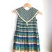 80s Vintage AZTEC Urban Geometric Girls Dress.....size 8 girls.....kids. children. vintage dress. stripes. mod. retro. japan