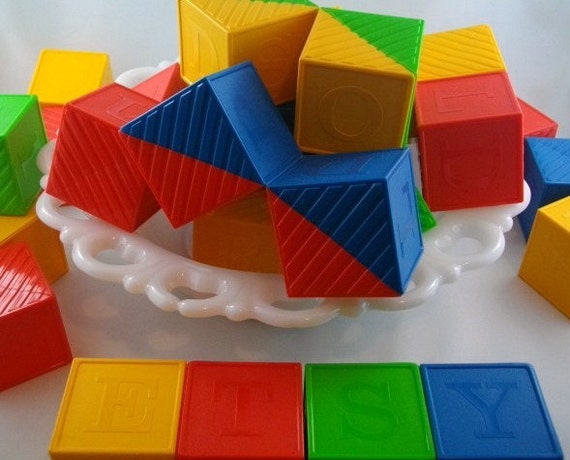 Tupperware Busy Blocks by VarietyofGoods on Etsy