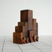 FREE SHIPPING - Vintage Letterpress 6 Wooden Comma Collection -L26