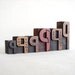 Vintage Letterpress 6 Wooden Alphabet -P Collection -VB34
