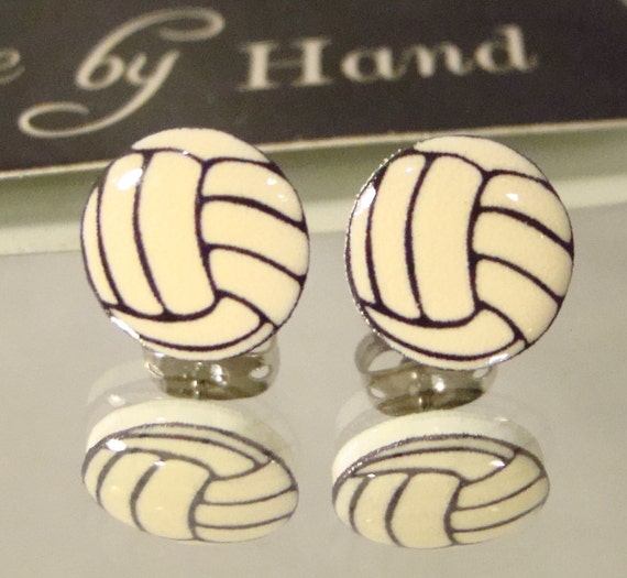 Volleyball Stud Earrings Sports Jewelry surgical steel Mom