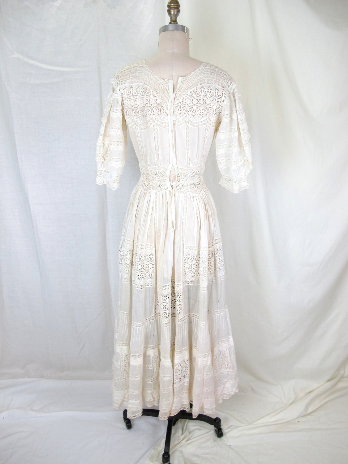 1900s Lingerie Dress Tea Dress Victorian Edwardian Fine