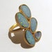 Custom Fiery Multi Opal Ring In 18k gold One of a kind