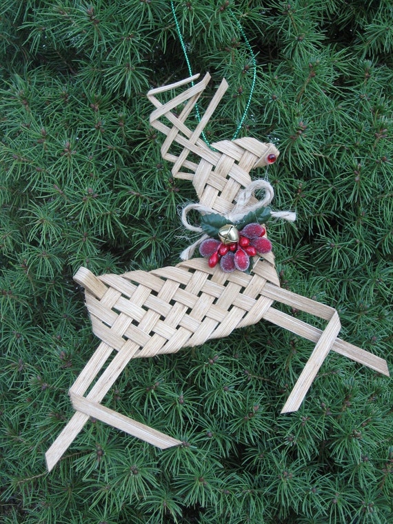 after christmas sale woven reindeer ornament after christmas sale woven reindeer ornament