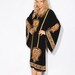 Vintage Black Embroidered Caftan