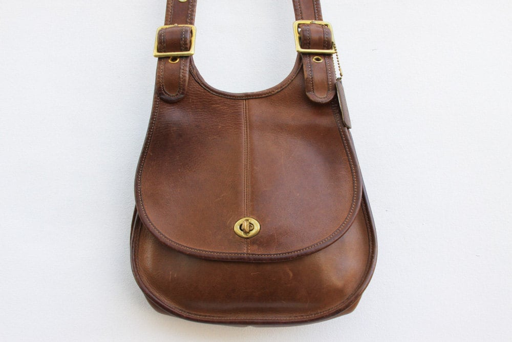 Vintage Rare Authentic COACH Saddle Bag