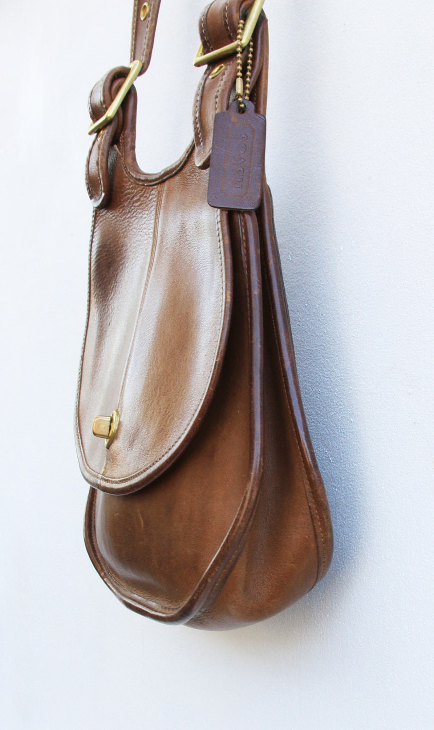 Vintage Rare Authentic COACH Saddle Bag